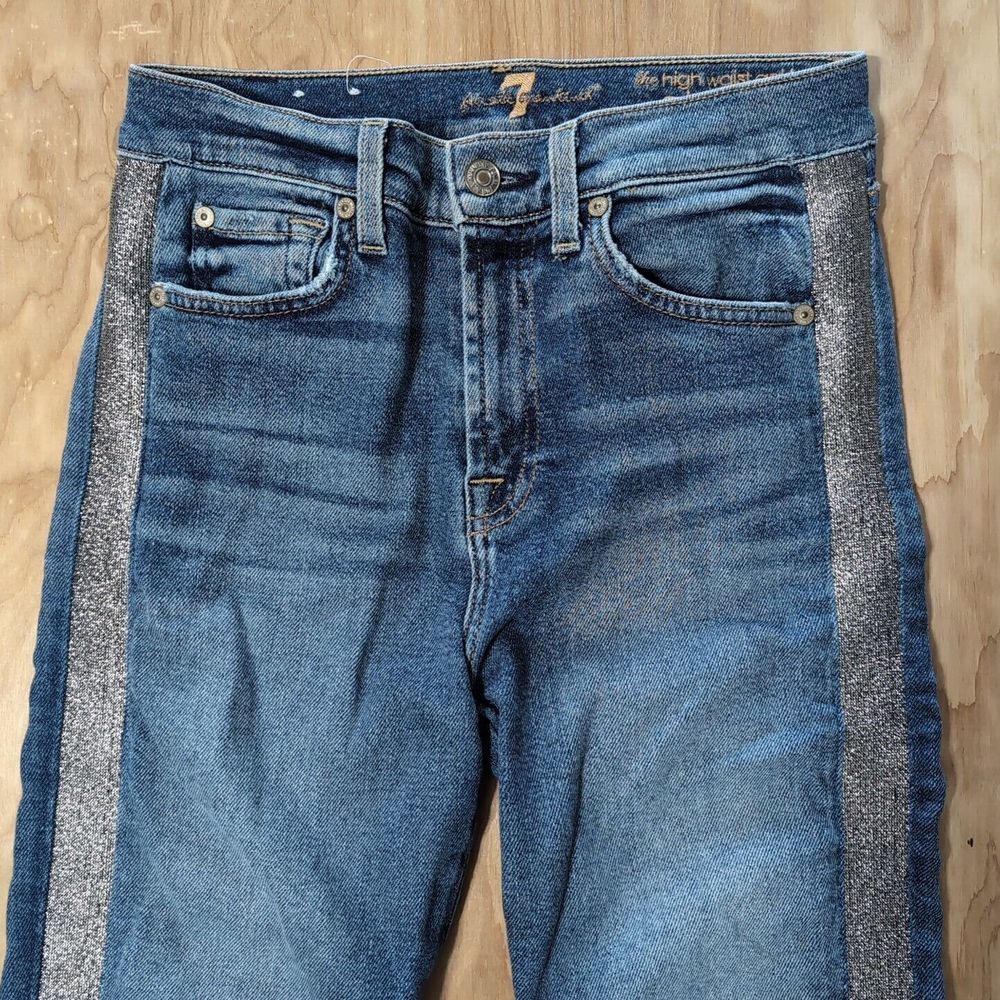 Seven 7 For All Mankind Woman Jeans 26 x 28 Luxe Vintage High Waist Ankle Skinny